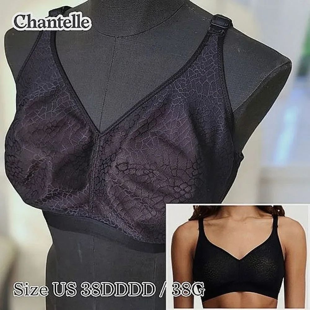 Chantelle Black C Magnifique Full Bust Wirefree Bra